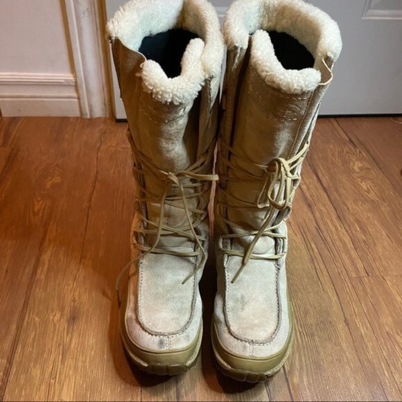 Caterpillar Polartec Suede Lace Up Boots Size 10W - Picture 3 of 12